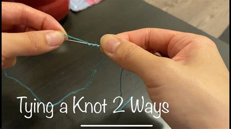 how to tie embroidery thread: exploring the art of knot tying in embroidery